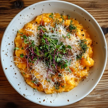 Ризотто з гарбузом та зеленню